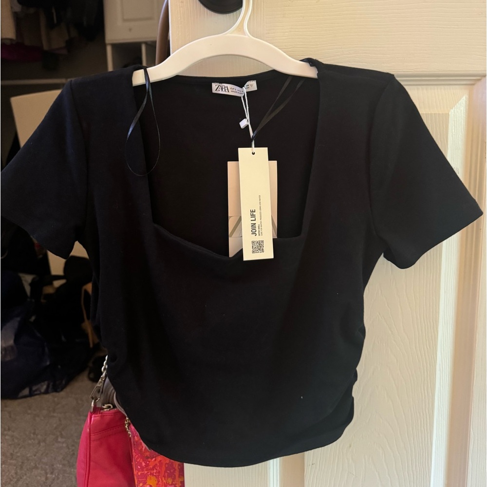 Zara Square Neck Top